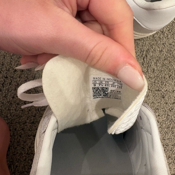 Adidas Light Gray Platform Sneakers - Picture 4 of 4